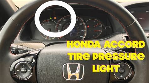 2014 honda accord wheel pressure